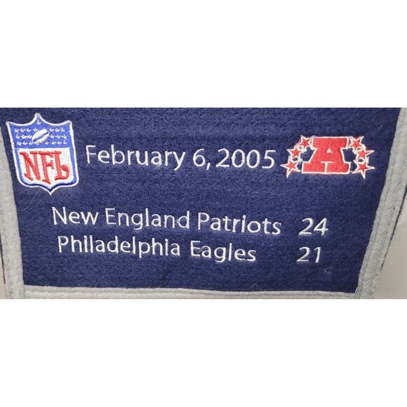 New England Patriots Super Bowl XXXIX Champions Winning Streak Banner - Picture 5 of 10